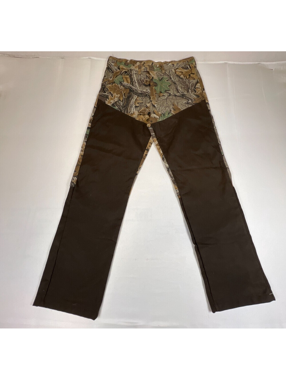 Vintage Wrangler Rugged Wear Camo Pants Mens 38x32 USA Hunting Brush Brier Pants